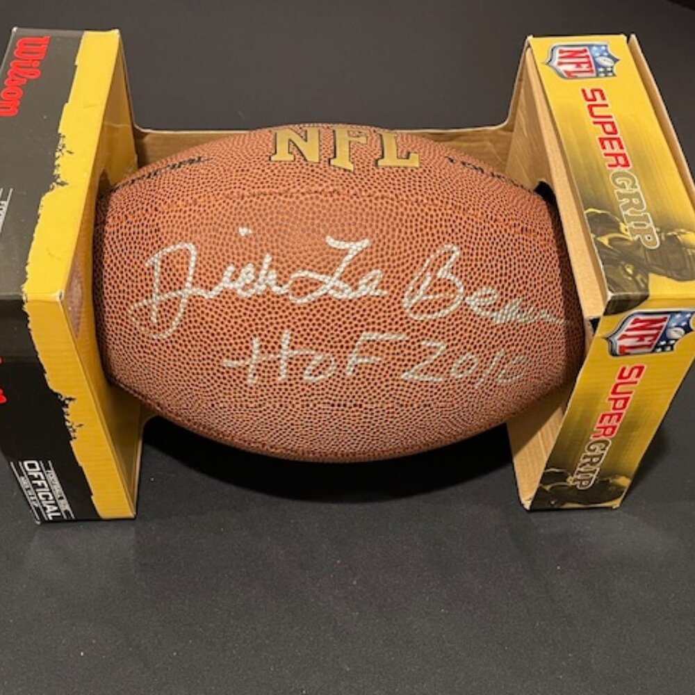 Dick Lebeau Autographed Football JSA COA 2010 HOF